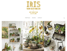 Tablet Screenshot of irisvandermeer.nl